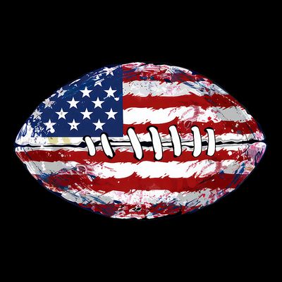 American Football Usa Flag T-Shirt