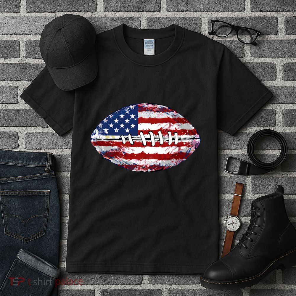 American Football Usa Flag Tall T-Shirt