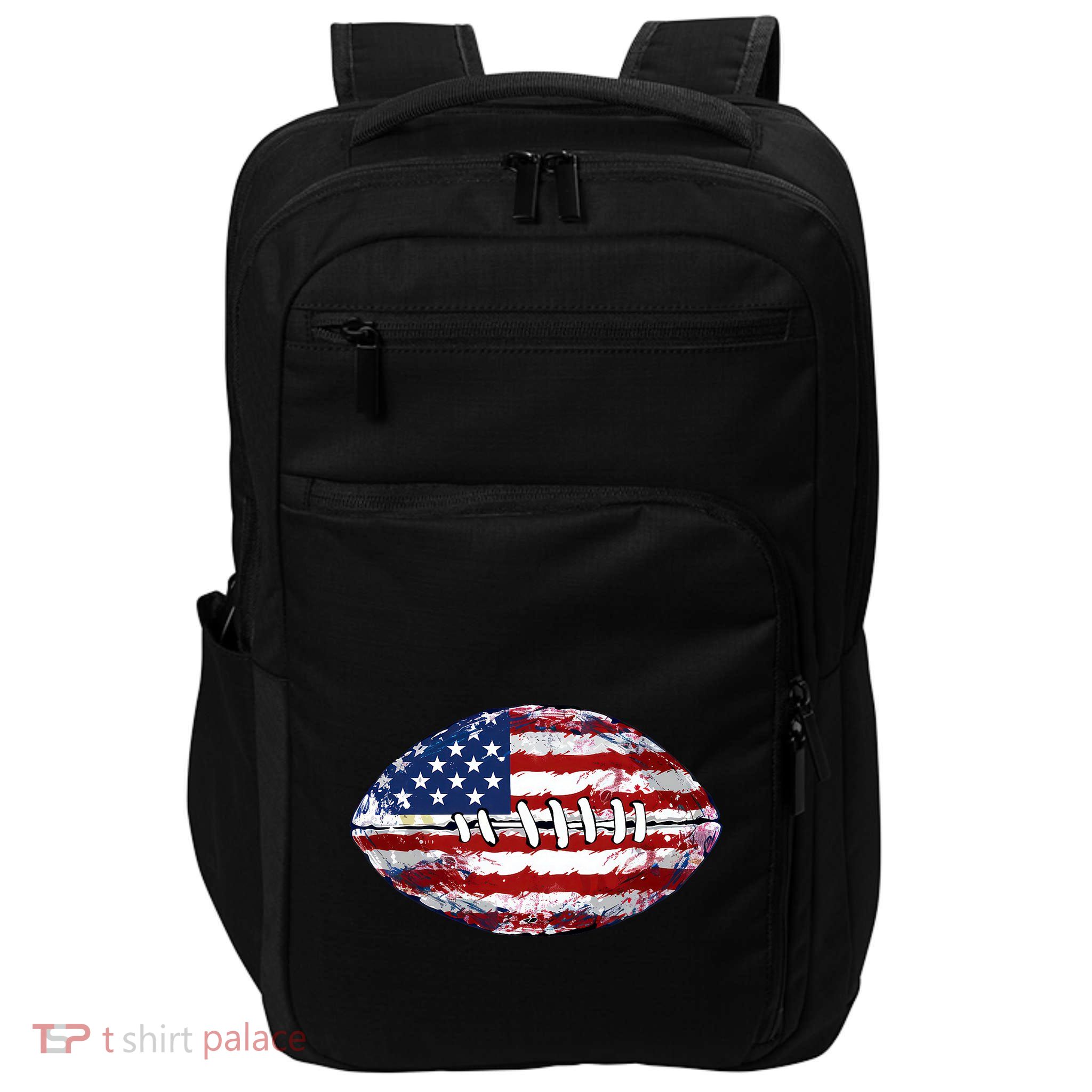 American Football Usa Flag Impact Tech Backpack