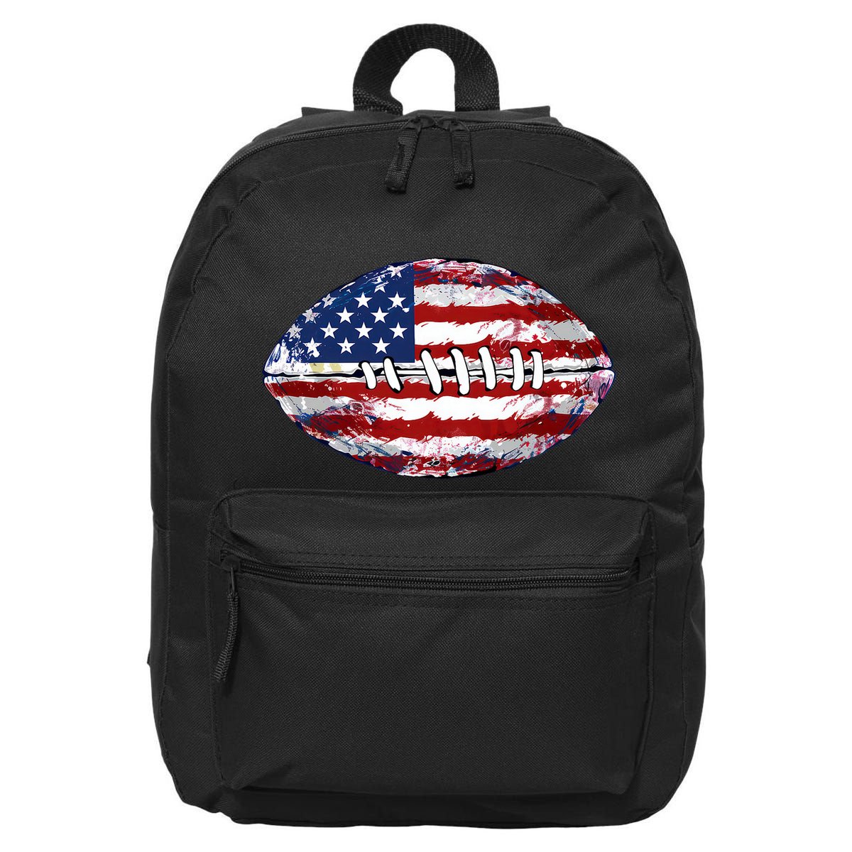 American Football Usa Flag 16 in Basic Backpack