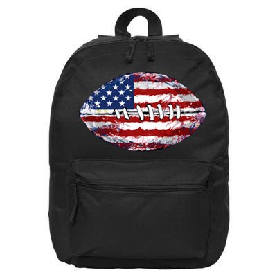 American Football Usa Flag 16 in Basic Backpack