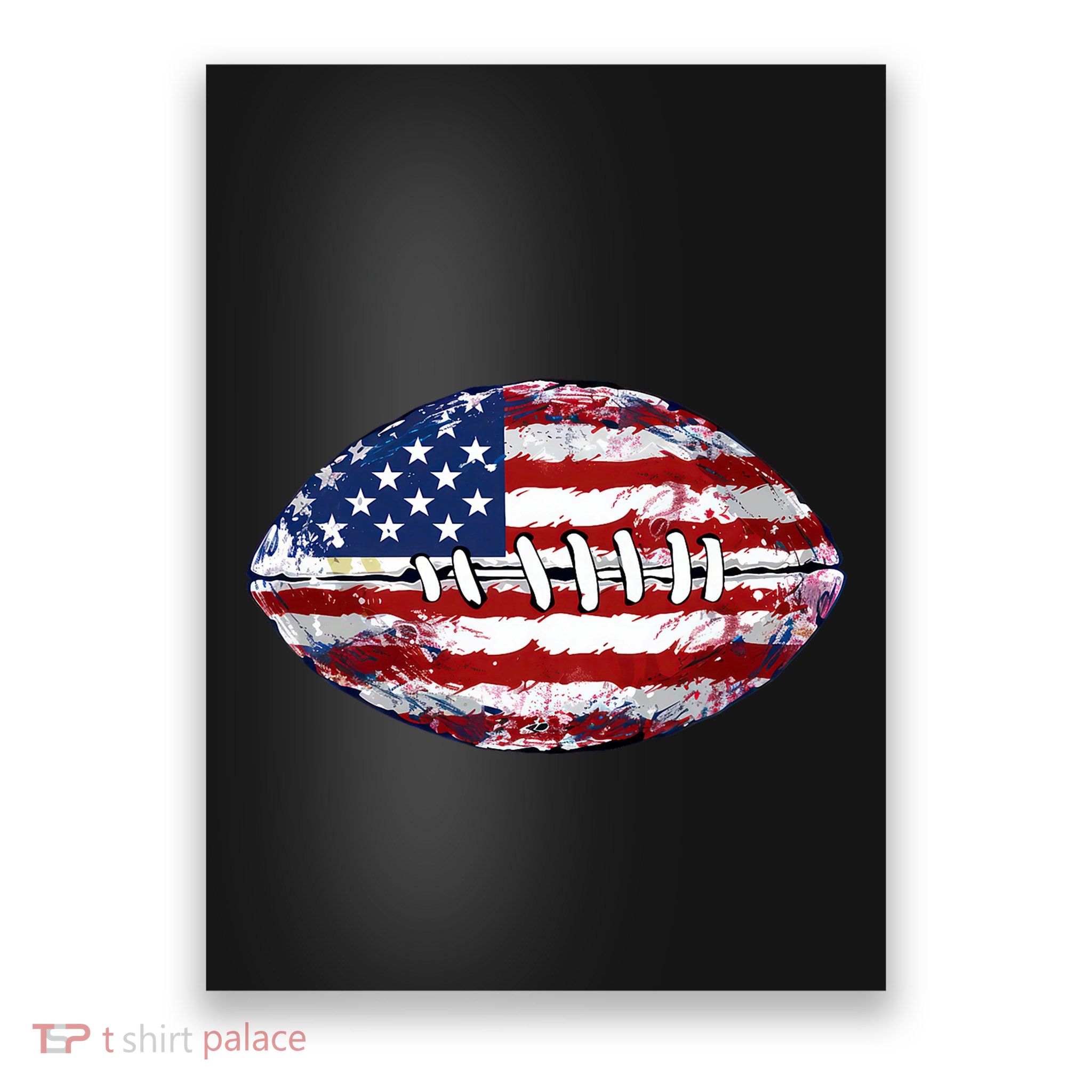 American Football Usa Flag Poster