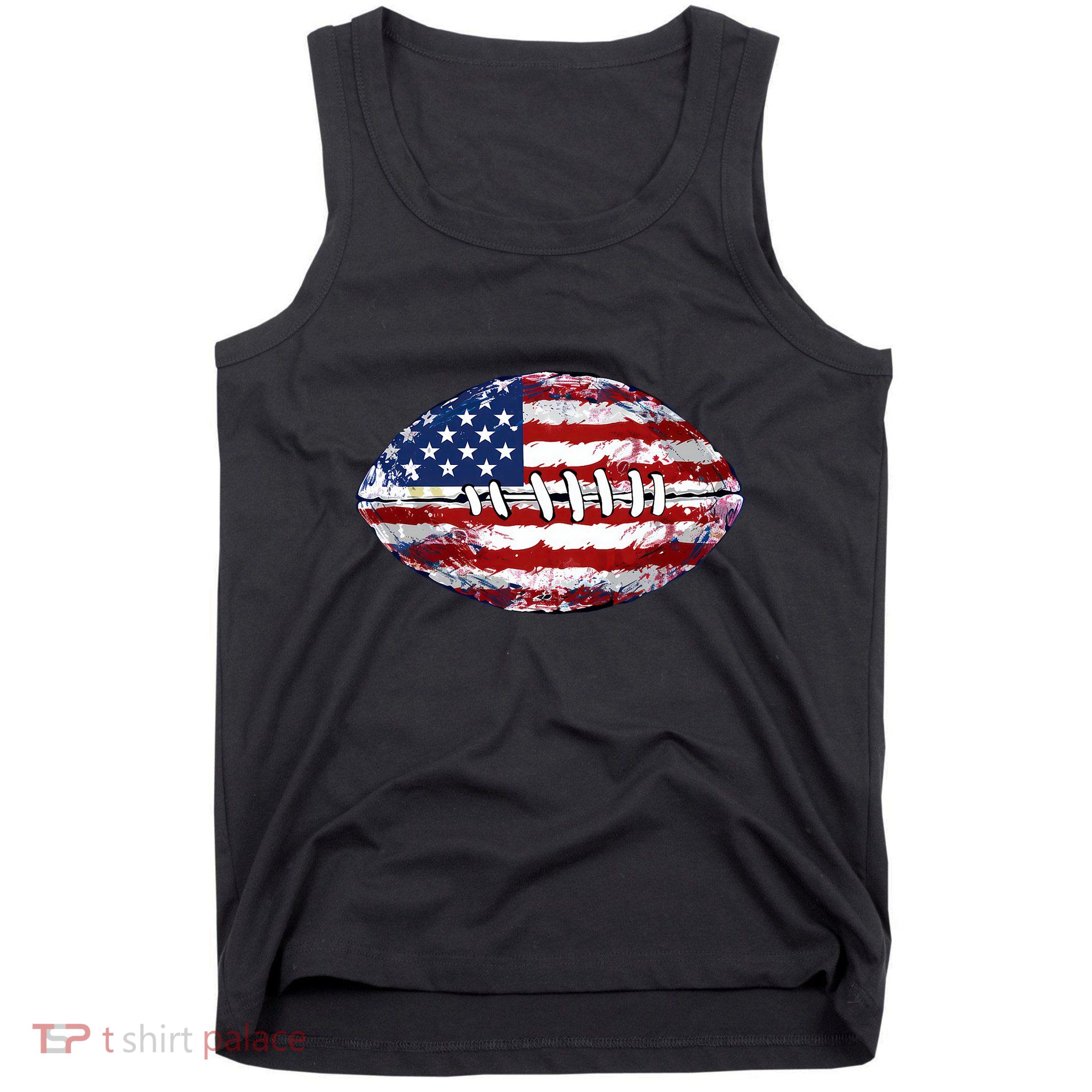 American Football Usa Flag Tank Top