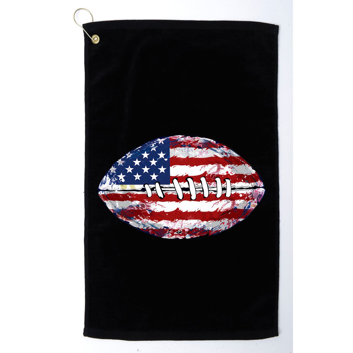 American Football Usa Flag Golf Towel