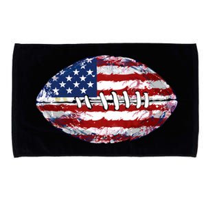 American Football Usa Flag Microfiber Hand Towel