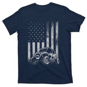 American Flag Utv Side By Side Sxs Off Road 4th Of July T-Shirt