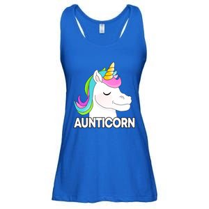 Aunticorn Funny Unicorn Aunty Family Cute Gift Ladies Essential Flowy Tank