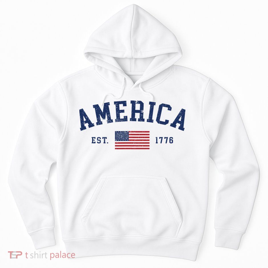American Flag Usa United States Of America Us 4th Of July Hoodie