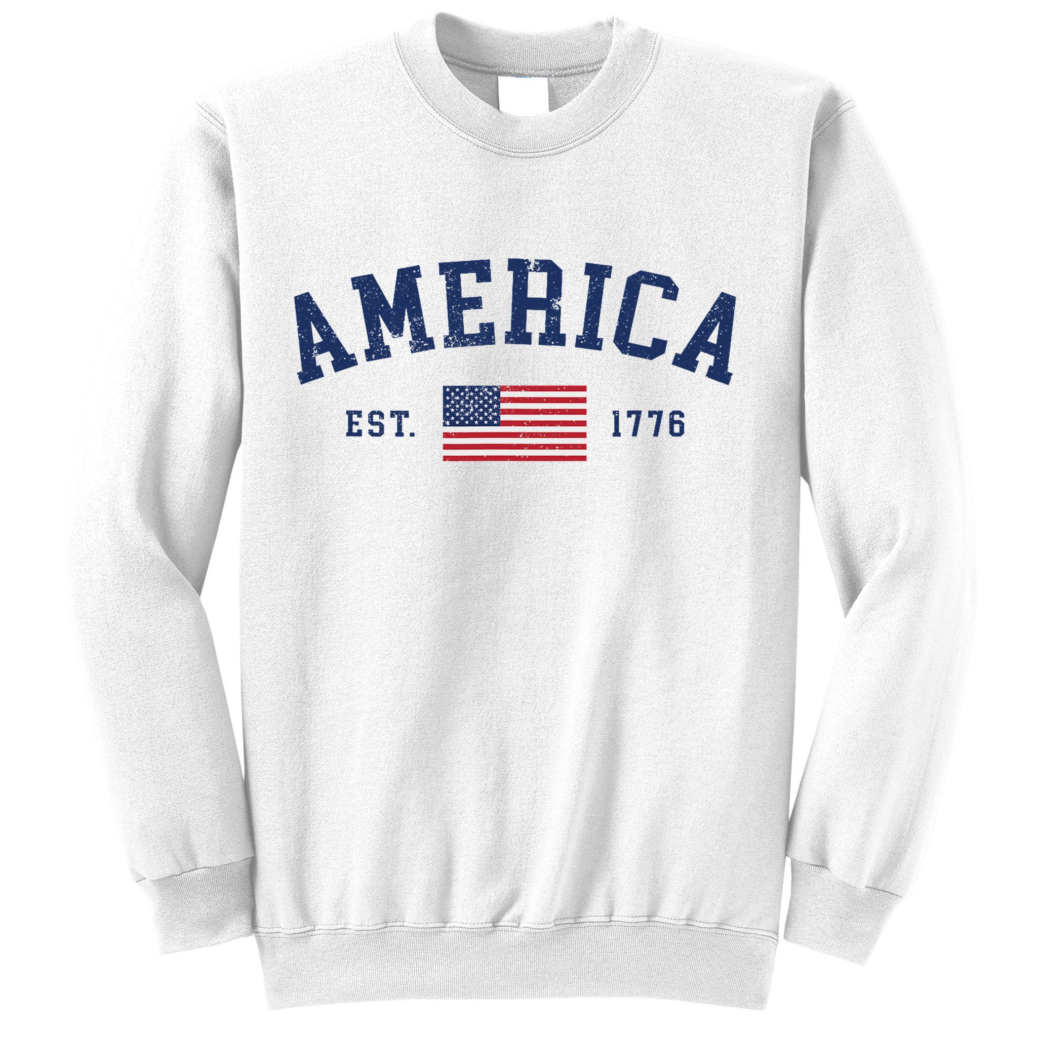 American Flag Usa United States Of America Us 4th Of July Sweatshirt