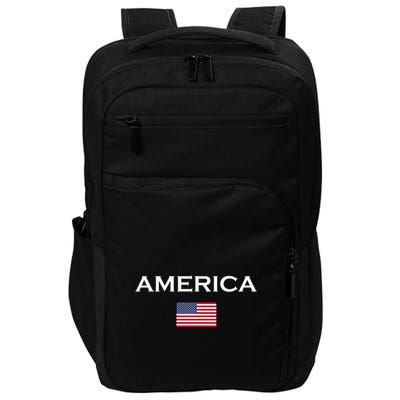 America Flag | Usa Flag Of The Democratic Country Impact Tech Backpack