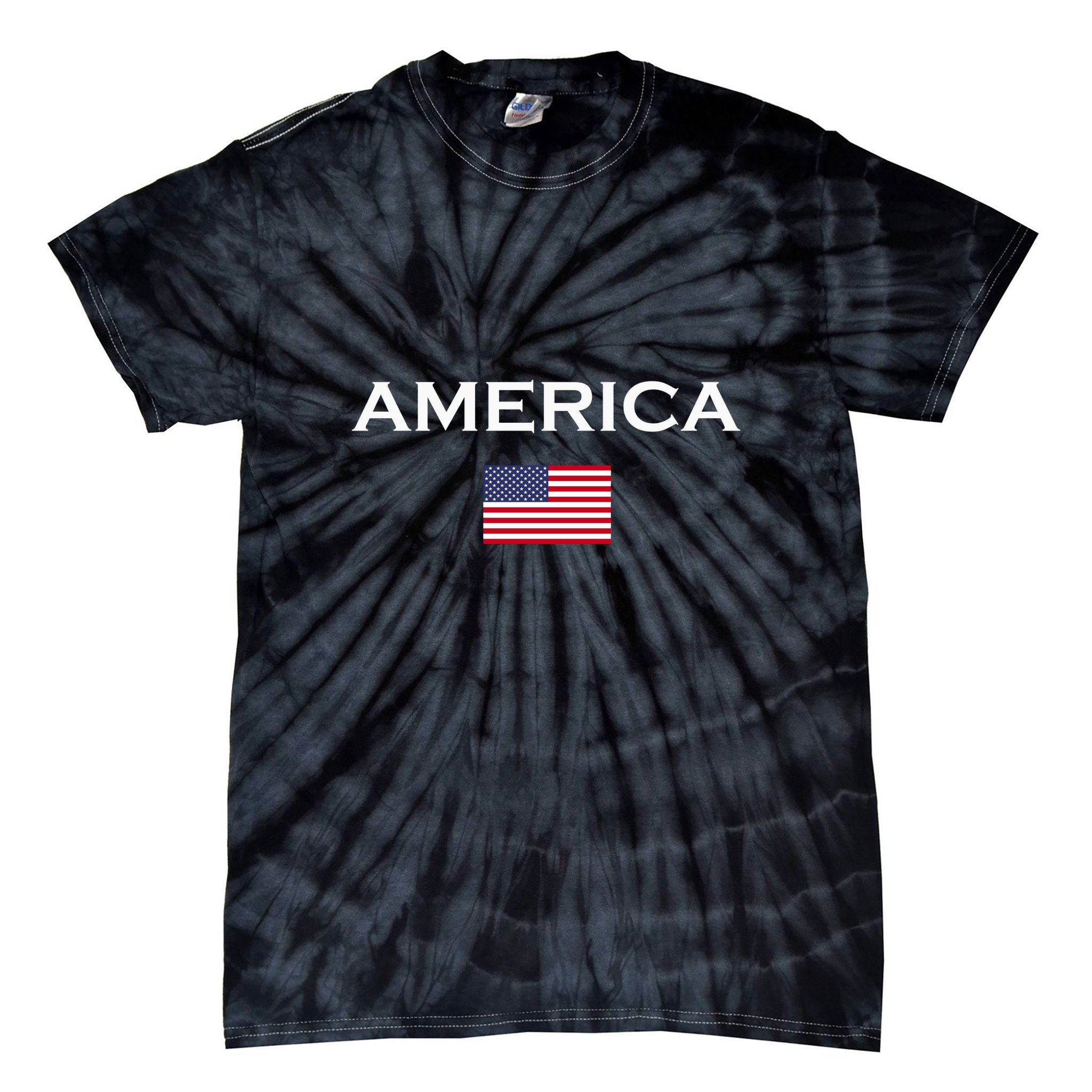 America Flag | Usa Flag Of The Democratic Country Tie-Dye T-Shirt
