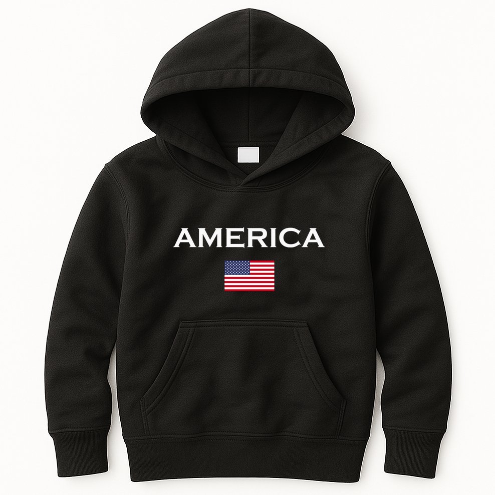 America Flag | Usa Flag Of The Democratic Country Kids Hoodie