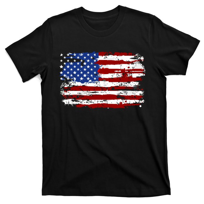 American Flag Usa United States Of America Us 4th Of July T-Shirt