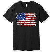 American Flag Usa United States Of America Us 4th Of July Premium T-Shirt