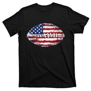 American Football Usa Flag T-Shirt