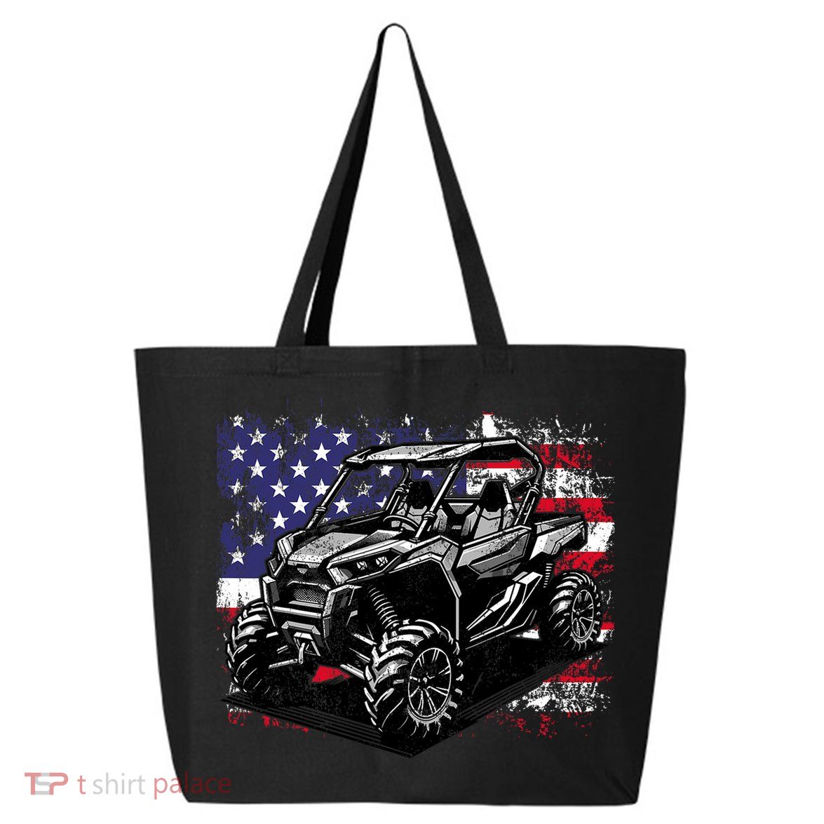 American Flag Utv Side By Side  25L Jumbo Tote