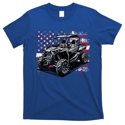American Flag Utv Side By Side  T-Shirt