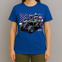 American Flag Utv Side By Side  T-Shirt