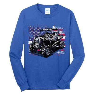 American Flag Utv Side By Side  Tall Long Sleeve T-Shirt