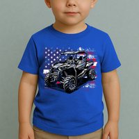American Flag Utv Side By Side  Toddler T-Shirt