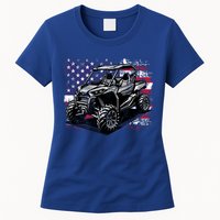 American Flag Utv Side By Side  Womens T-Shirt
