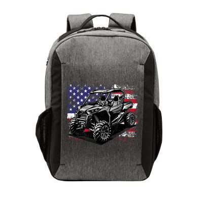American Flag Utv Side By Side  Vector Backpack