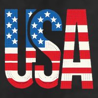 American Flag Usa Patriotic Us 4th Of July Cool Comfort Performance Bucket Hat