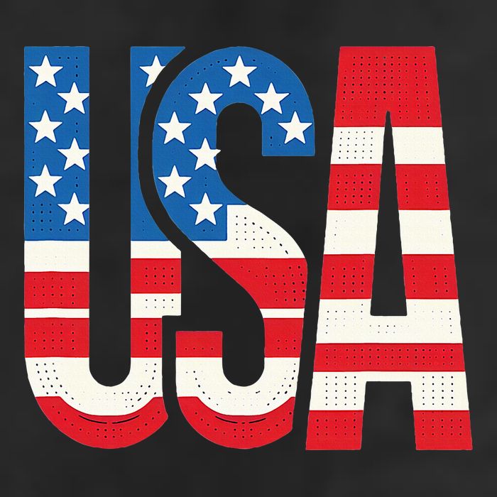 American Flag Usa Patriotic Us 4th Of July Cool Comfort Performance Bucket Hat