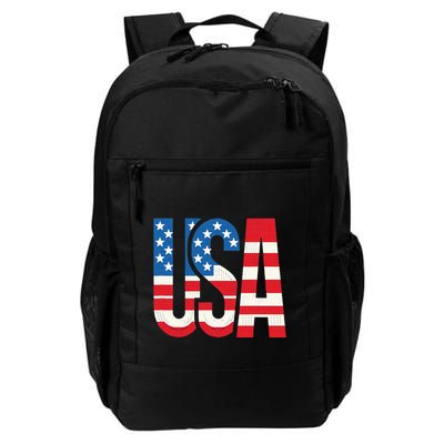 American Flag Usa Patriotic Us 4th Of July Backpack
