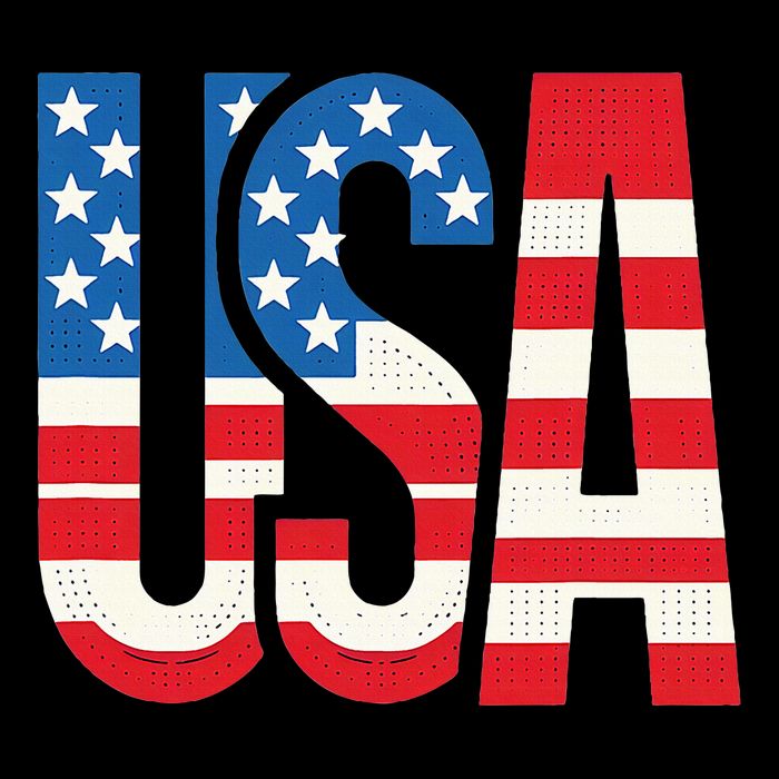American Flag Usa Patriotic Us 4th Of July Drawstring Bag
