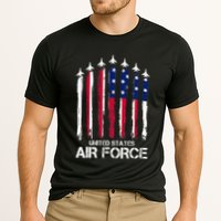 Air Force US Veterans American Flag 4th Of July Patriotic Cooling Performance Crew T-Shirt