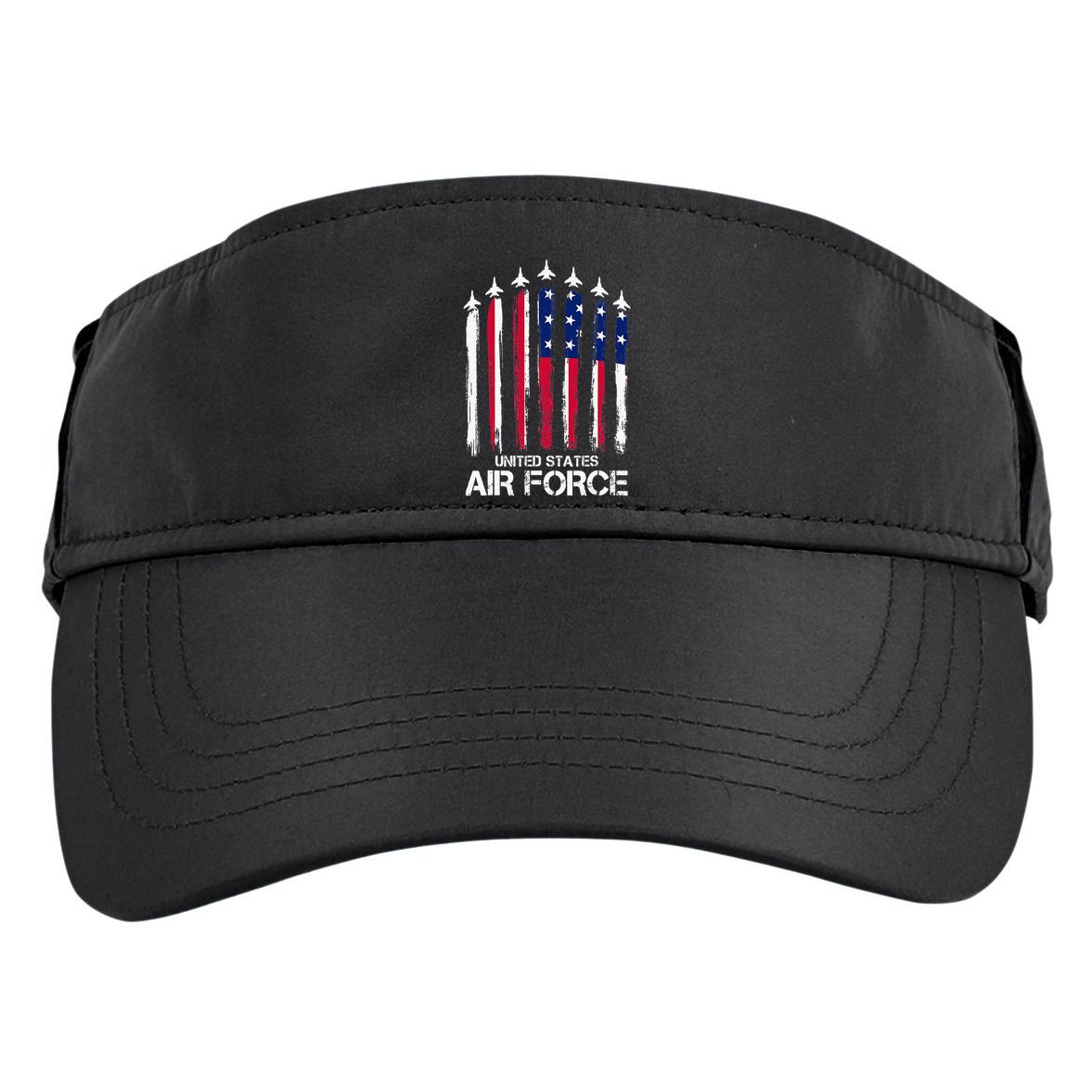 Air Force US Veterans American Flag 4th Of July Patriotic Adult Drive Performance Visor