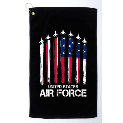 Air Force US Veterans American Flag 4th Of July Patriotic Golf Towel