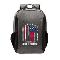 Air Force US Veterans American Flag 4th Of July Patriotic Vector Backpack