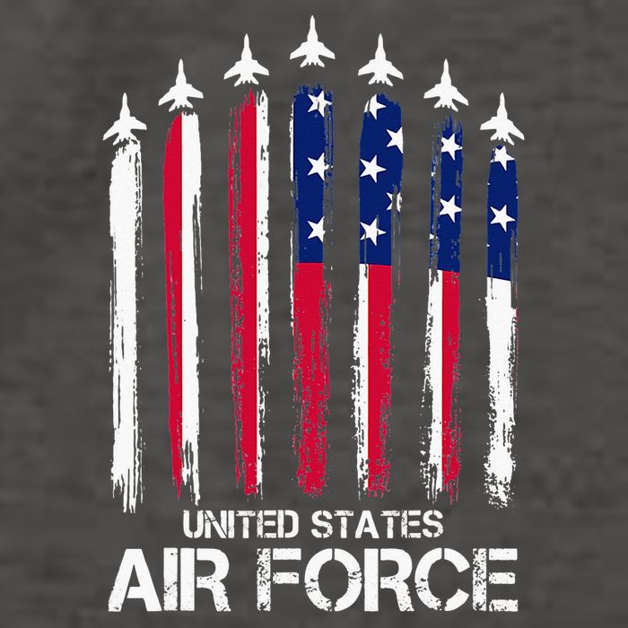 Air Force US Veterans American Flag 4th Of July Patriotic Vector Backpack