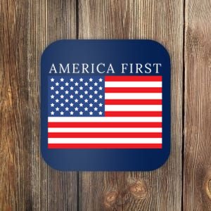 America First USA Flag Coaster