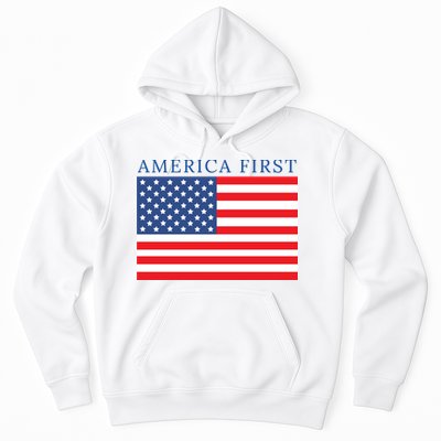 America First USA Flag Hoodie