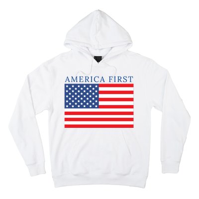 America First USA Flag Hoodie