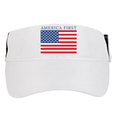 America First USA Flag Adult Drive Performance Visor