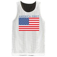 America First USA Flag Mesh Reversible Basketball Jersey Tank