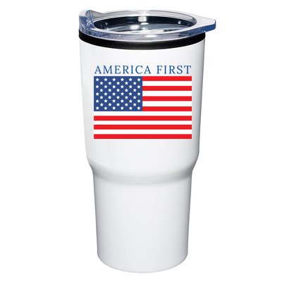 America First USA Flag Tumbler
