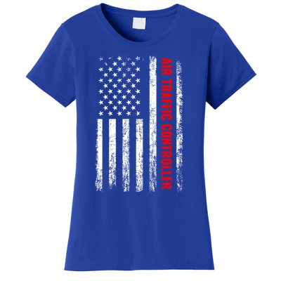 American Flag Us Air Traffic Control Gift Women's T-Shirt