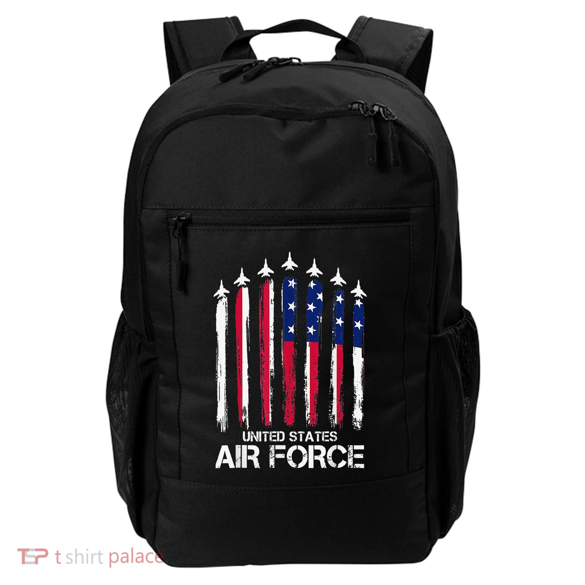 Air Force US Veterans American Flag 4th of July Patriotic Backpack