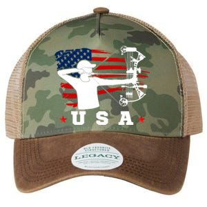 American Flag USA, Patriotic Sports, American Flag Archery, USA Archery Legacy Tie Dye Trucker Hat