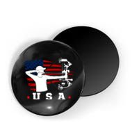 American Flag USA, Patriotic Sports, American Flag Archery, USA Archery Magnet