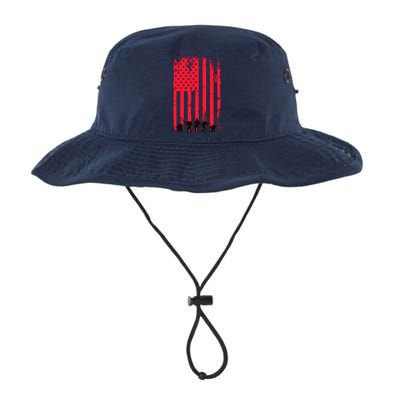 American Flag Us Veteran Legacy Cool Fit Booney Bucket Hat