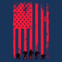 American Flag Us Veteran Beanie