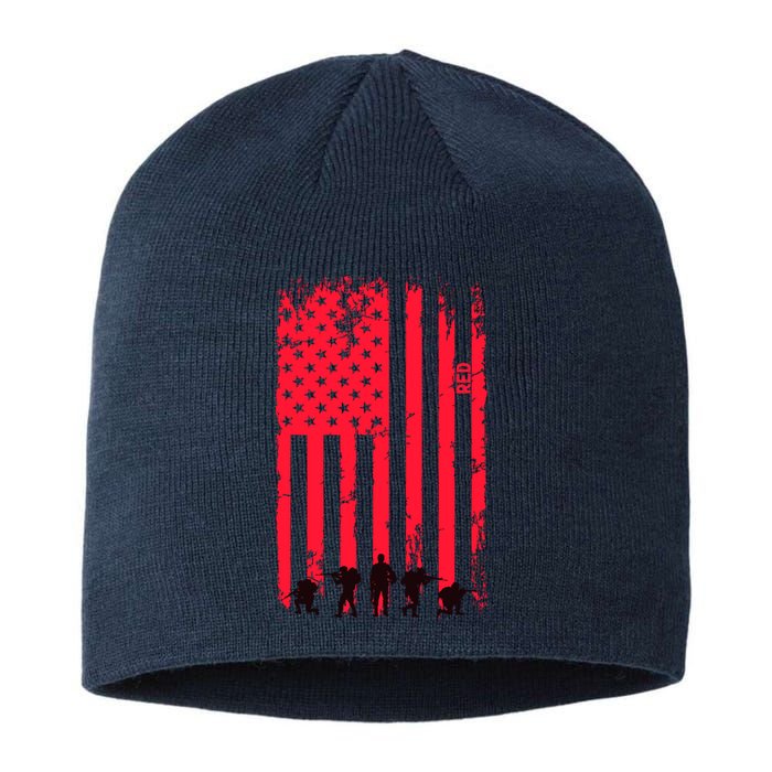 American Flag Us Veteran Sustainable Beanie