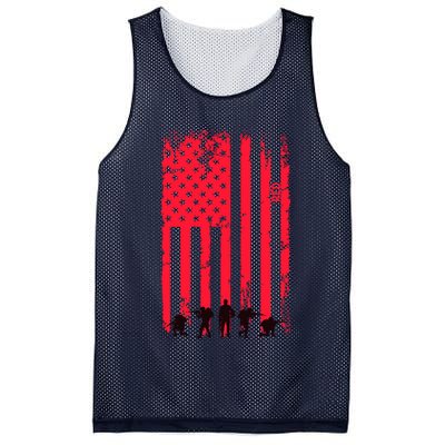 American Flag Us Veteran Mesh Reversible Basketball Jersey Tank