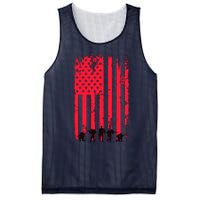 American Flag Us Veteran Mesh Reversible Basketball Jersey Tank